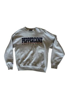 Vintage “Pepperdine University” Embroidered Patch Crewneck Jansport Sweatshirt